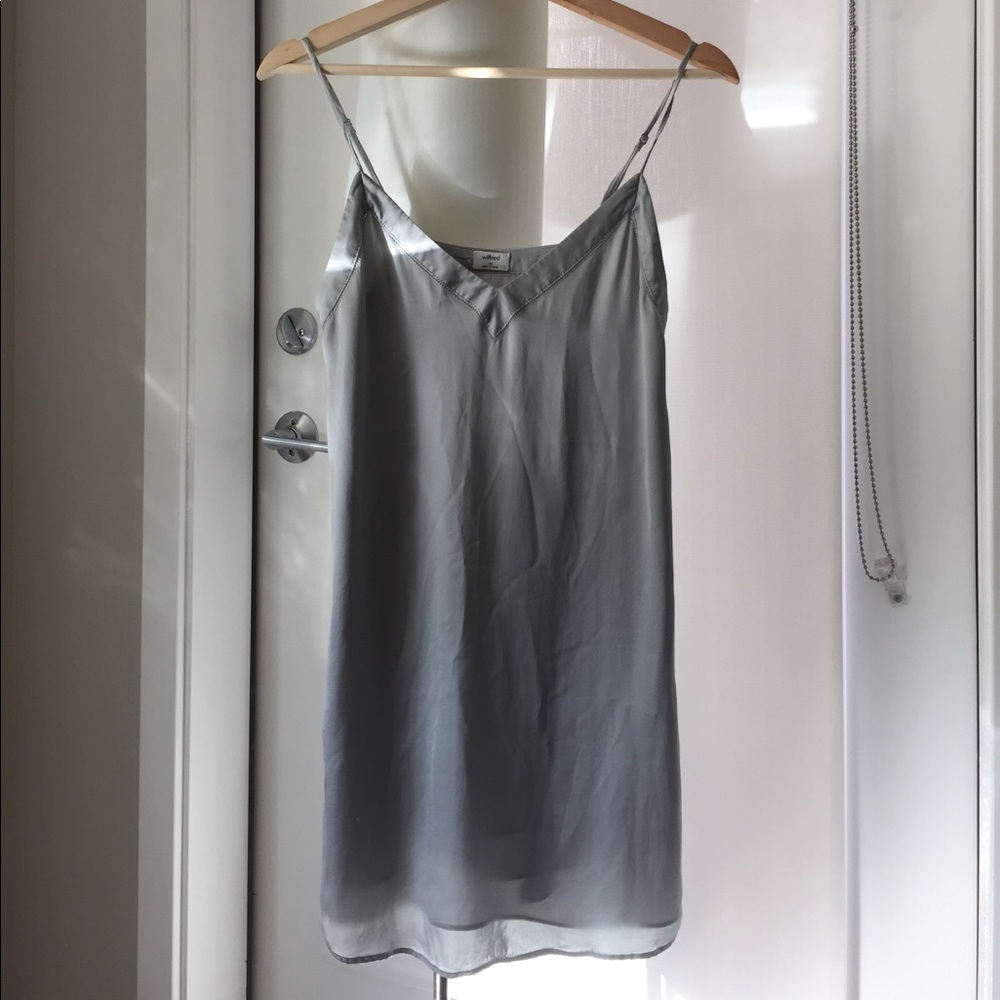Wilfred Aritzia Silver Dress in XS